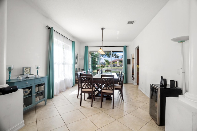 8207 Venosa Haven Ter, Boynton Beach, FL 33473 - dining space featuring visible vents and light tile patterned flooring