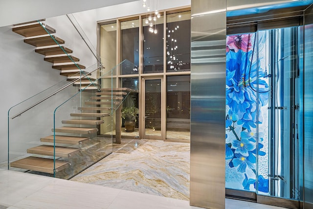 view of stairs