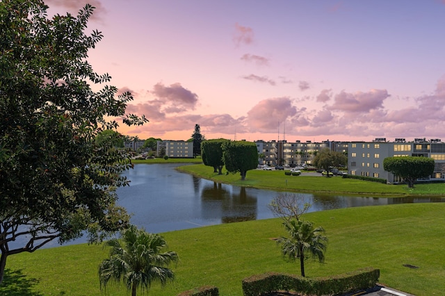 property view of water