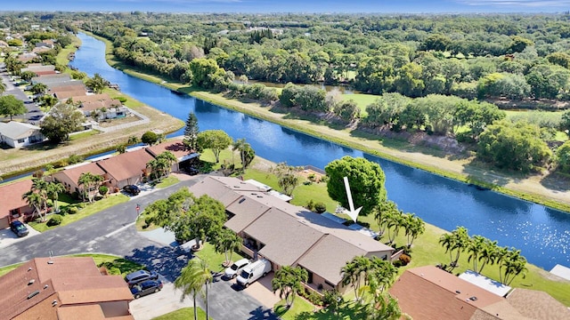 124 Mayfair Ln, Boynton Beach, FL 33426 - aerial view of residential area with a large body of water