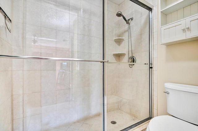 124 Mayfair Ln, Boynton Beach, FL 33426 - bathroom featuring toilet and a stall shower