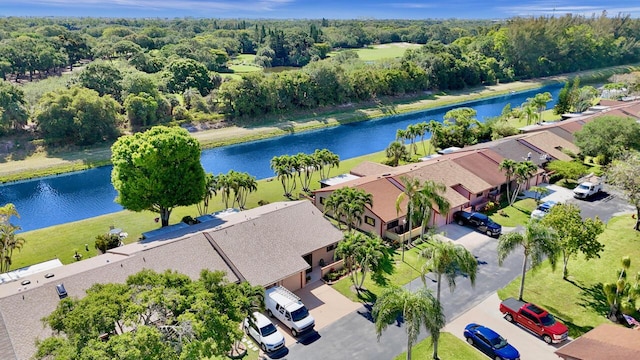 124 Mayfair Ln, Boynton Beach, FL 33426 - aerial view of residential area featuring a large body of water