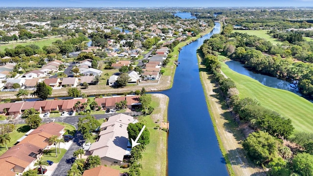 124 Mayfair Ln, Boynton Beach, FL 33426 - aerial view of property's location featuring nearby suburban area and a large body of water