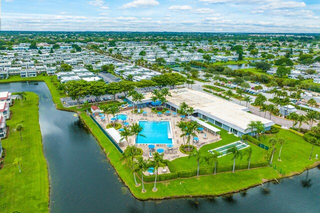 116 Seville D, Delray Beach, FL 33446 - aerial view with a water view