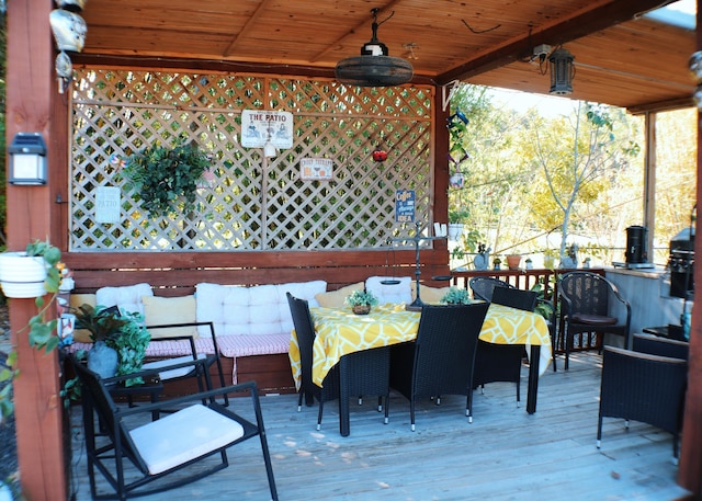 view of deck