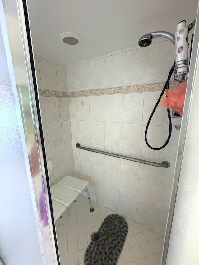 full bath with a stall shower