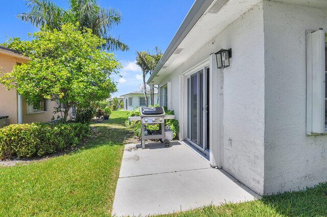6122 Overland Pl, Delray Beach, FL 33484 - view of patio / terrace featuring area for grilling