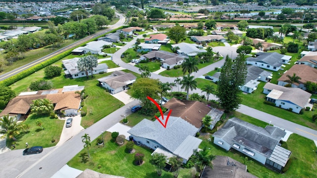 6122 Overland Pl, Delray Beach, FL 33484 - bird's eye view with a residential view