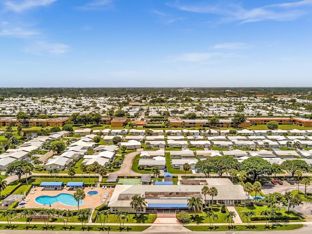 drone / aerial view featuring a residential view