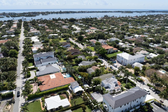 359 E Lakewood Rd, West Palm Beach, FL 33405 - drone / aerial view with a residential view and a water view