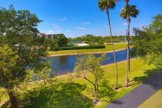 property view of water