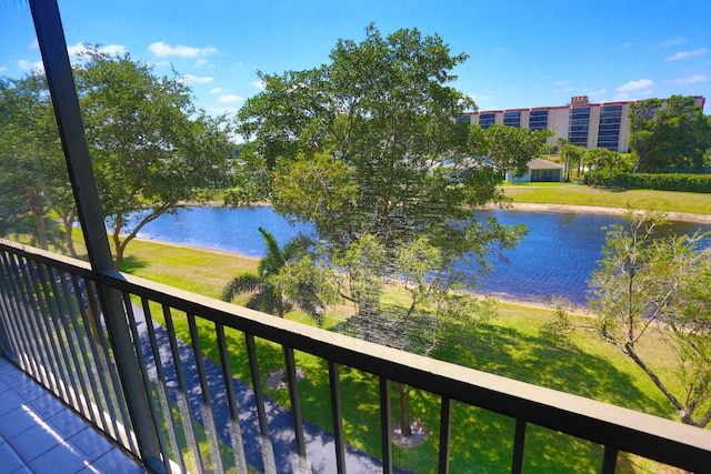 property view of water