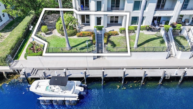 2880 NE 14th Street Cswy Unit 113, Pompano Beach, FL 33062 - aerial view featuring a water view