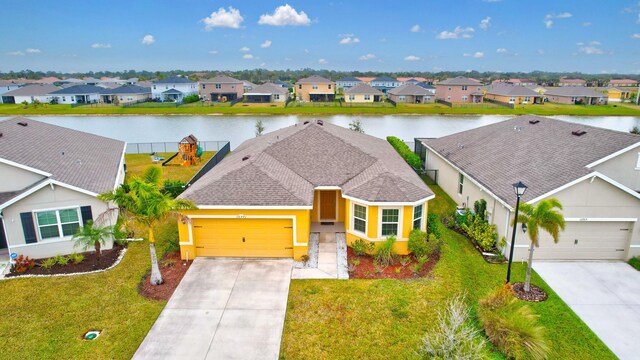 10771 SW Cremona Way, Port Saint Lucie, FL 34987 - aerial perspective of suburban area with a large body of water