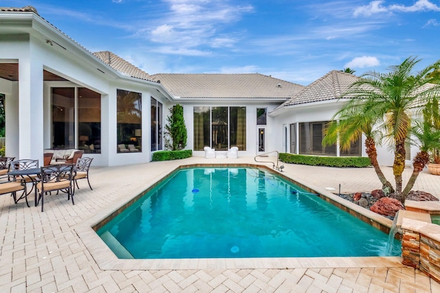 17652 Lake Estates Dr, Boca Raton, FL 33496 - outdoor pool with a patio