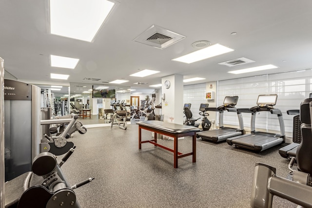3740 S Ocean Blvd Unit 1205, Highland Beach, FL 33487 - workout area with visible vents
