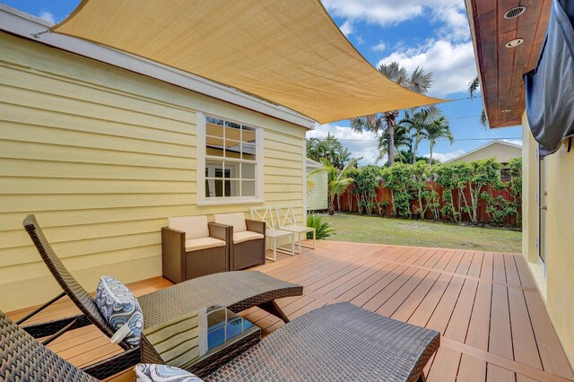 946 Paseo Morella, West Palm Beach, FL 33405 - view of wooden terrace