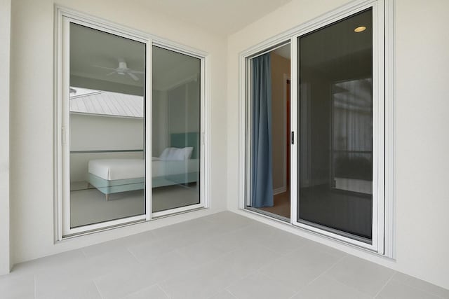 balcony with a patio