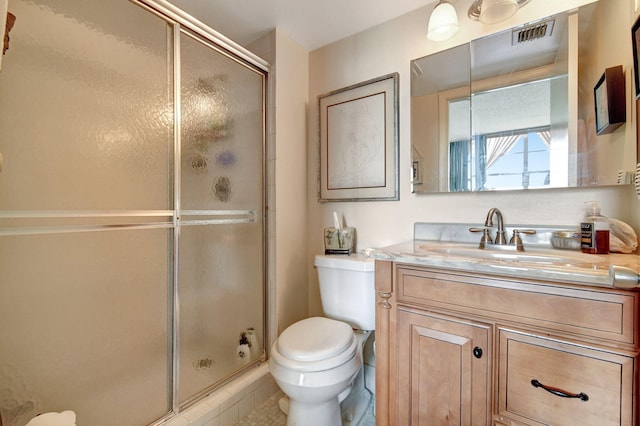 25 Abbey Ln Unit 404, Delray Beach, FL 33446 - bathroom with toilet, vanity, tile patterned floors, and baseboards