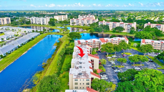 25 Abbey Ln Unit 404, Delray Beach, FL 33446 - bird's eye view of a nearby body of water and apartment complex / building