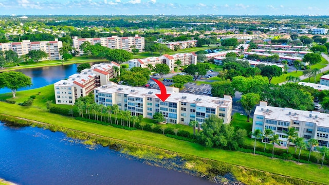 25 Abbey Ln Unit 404, Delray Beach, FL 33446 - bird's eye view of a large body of water and apartment complex / building