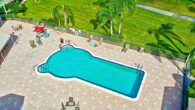 25 Abbey Ln Unit 404, Delray Beach, FL 33446 - community pool featuring fence