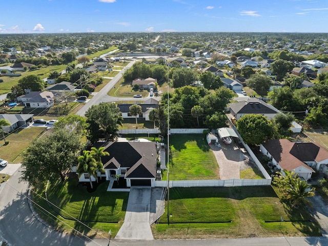 drone / aerial view featuring a residential view