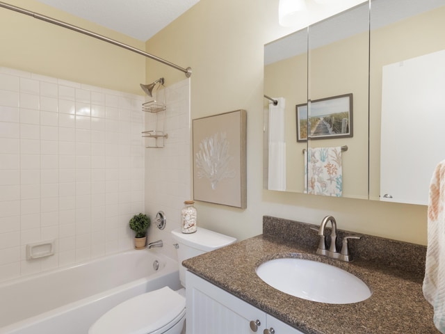 14586 Lucy Dr, Delray Beach, FL 33484 - full bath with shower / bathing tub combination, vanity, and toilet