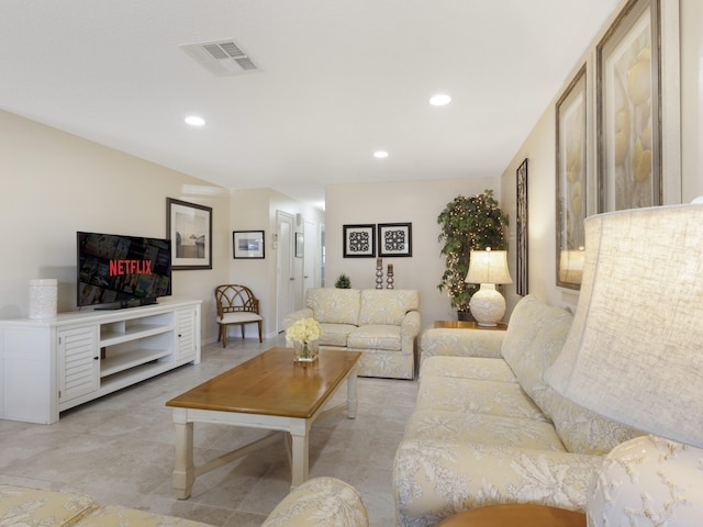 14586 Lucy Dr, Delray Beach, FL 33484 - living area with visible vents and recessed lighting