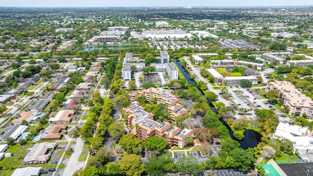 7451 NW 16th St Unit 303, Plantation, FL 33313 - birds eye view of property featuring a water view