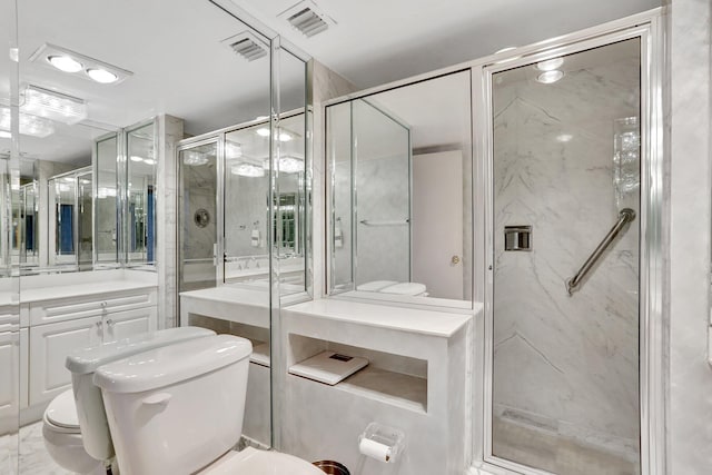 1360 S Ocean Blvd Unit 2508, Pompano Beach, FL 33062 - bathroom with a shower stall and vanity