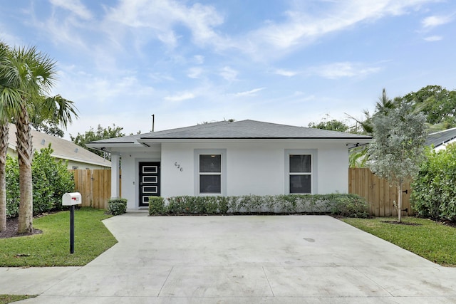 626 33rd St, West Palm Beach, FL 33407 - view of front of house featuring stucco siding and roof with shingles