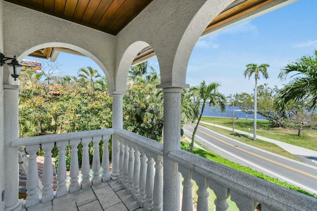 201 Avila Rd, West Palm Beach, FL 33405 - balcony with a water view