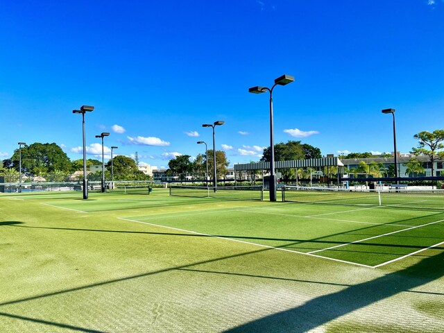 214 Tilford K, Deerfield Beach, FL 33442 - view of sport court with fence