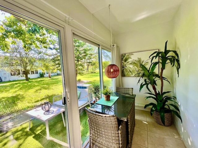 214 Tilford K, Deerfield Beach, FL 33442 - sunroom / solarium with tile patterned floors