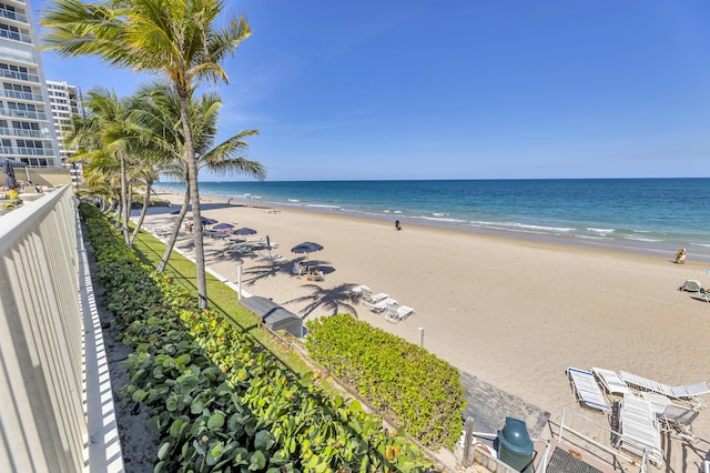 water view with local beach
