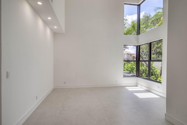 13890 Parc Dr, Palm Beach Gardens, FL 33410 - empty room featuring recessed lighting and baseboards