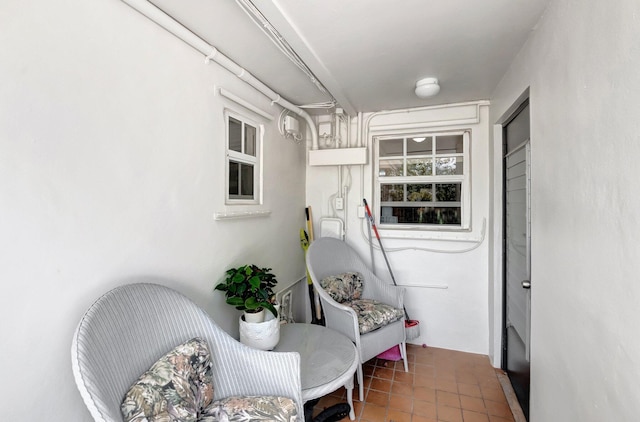 391 SW 2nd St, Boca Raton, FL 33432 - sitting room with tile patterned flooring
