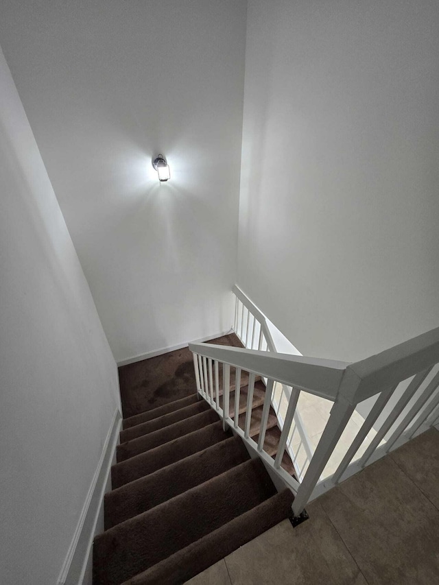6363 Seven Springs Blvd Unit B, Greenacres, FL 33463 - stairs featuring carpet flooring