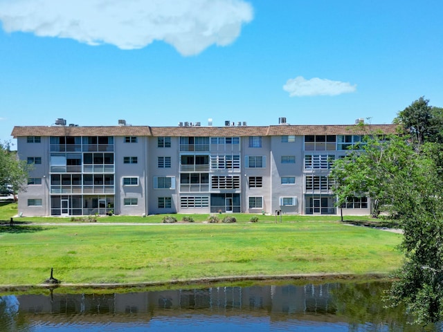 view of property featuring a water view