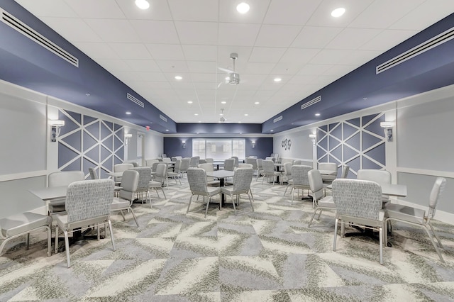 6040 Waldwick Cir, Delray Beach, FL 33484 - interior space with a decorative wall, carpet floors, and visible vents