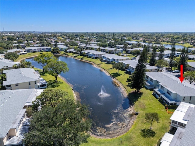 1521 NW 19th Ter Unit 101, Delray Beach, FL 33445 - aerial perspective of suburban area featuring a large body of water