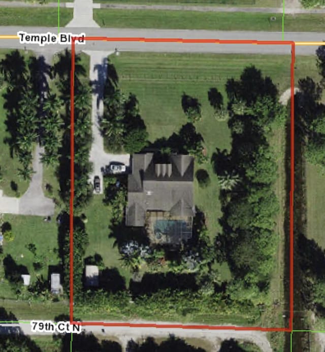 17768 Temple Blvd, Loxahatchee, FL 33470 - map / location
