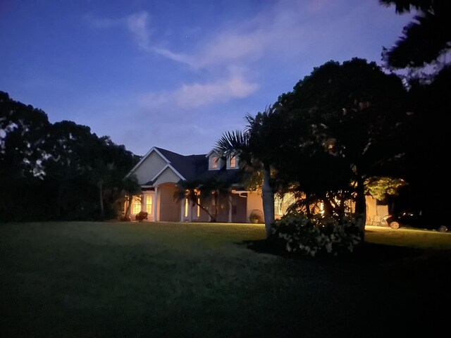 17768 Temple Blvd, Loxahatchee, FL 33470 - view of front of house featuring a front yard