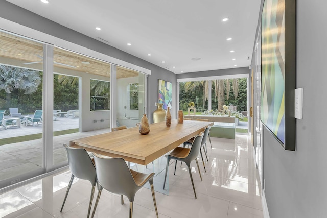 sunroom featuring a healthy amount of sunlight