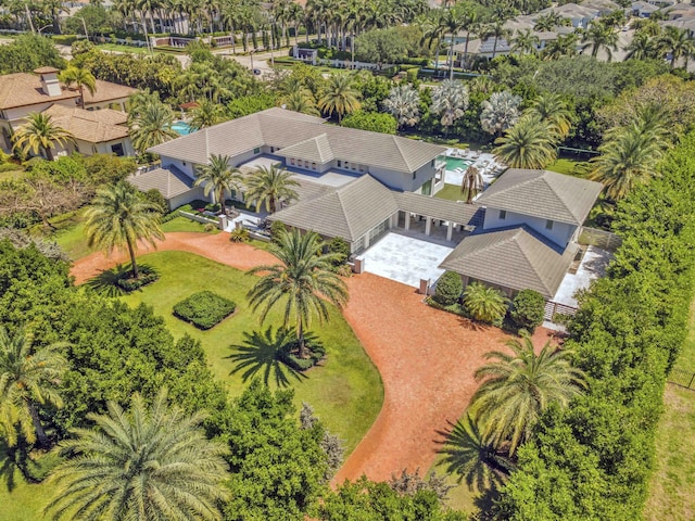 drone / aerial view