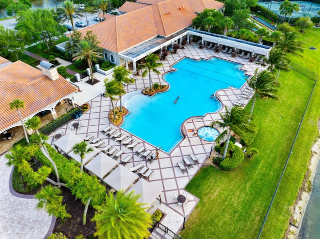 aerial view