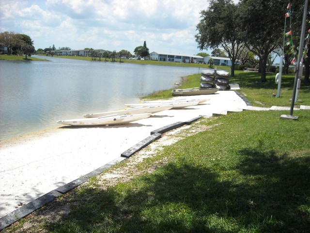 water view featuring a boat ramp