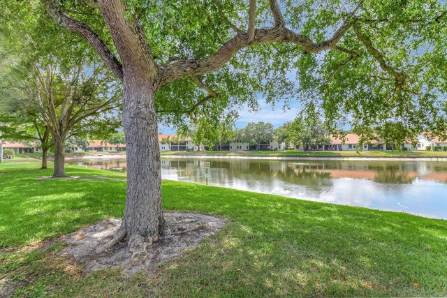 property view of water featuring a residential view