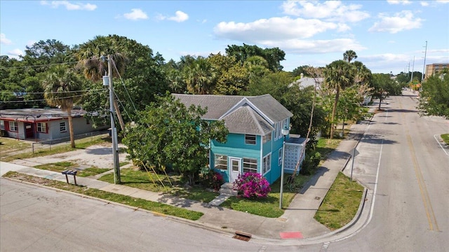 drone / aerial view